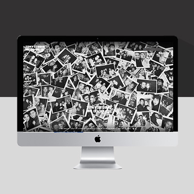 黑色酷炫化妝培訓(xùn)網(wǎng)站模板